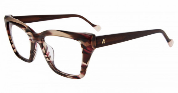 Yalea VYA139L Eyeglasses, GRAD POWDER/BROWN (0ACH)