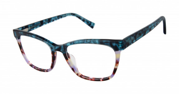 gx by Gwen Stefani GX106 Eyeglasses, Teal/Tortoise (TEA)