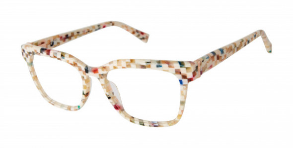 gx by Gwen Stefani GX105 Eyeglasses, Bone Checker (BON)