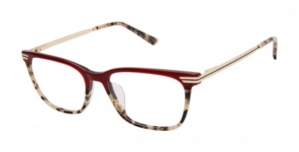 L.A.M.B. LAUF128 Eyeglasses, Red (RED)
