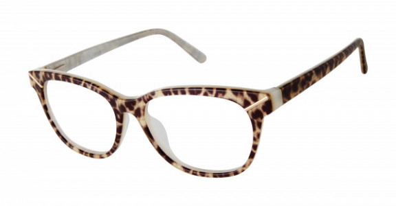 L.A.M.B. LA131 Eyeglasses, Leopard Glitter (MUL)