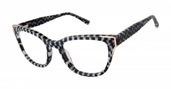 L.A.M.B. LA125 Eyeglasses, Grey Checker (BLC)