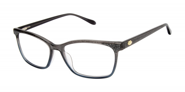 Lulu Guinness L244 Eyeglasses, Bone/Blush (BON)