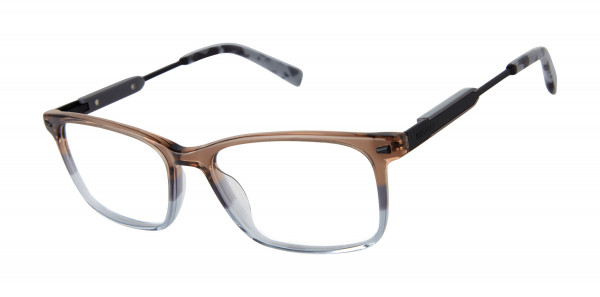 Buffalo BM028 Eyeglasses, Brown/Blue (BRN)