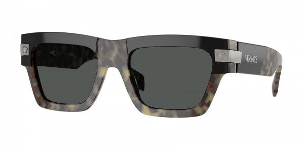 Versace VE4464 Sunglasses, 545687 HAVANA DARK GREY (TORTOISE)