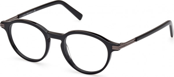 Ermenegildo Zegna EZ5269 Eyeglasses, 001 - Shiny Black / Shiny Black