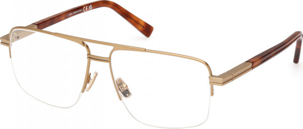 Ermenegildo Zegna EZ5274 Eyeglasses, 035 - Matte Light Bronze / Blonde Havana