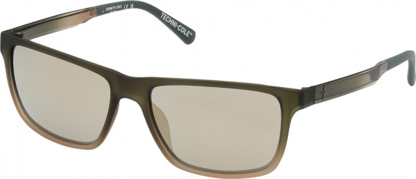 Kenneth Cole New York KC00051 Sunglasses, 98D - Dark Green/Gradient / Dark Green/Gradient