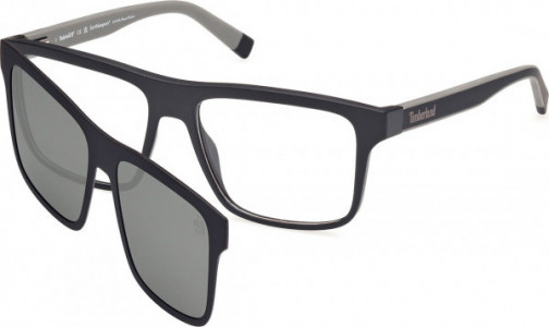 Timberland TB50008 Eyeglasses, 002 - Matte Black / Matte Black