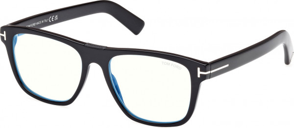 Tom Ford FT5902-B Eyeglasses, 001 - Shiny Black / Shiny Black