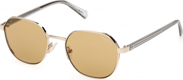 Guess GU00116 Sunglasses, 32E - Shiny Pale Gold / Shiny Pale Gold