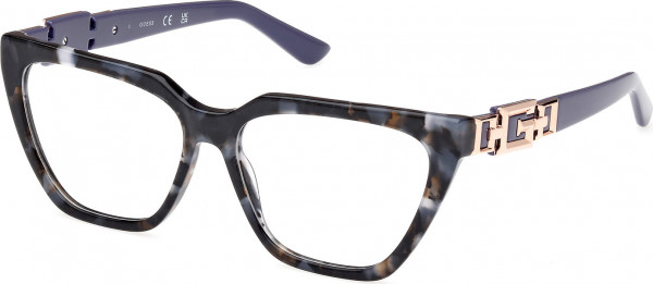 Guess GU2985 Eyeglasses, 020 - Grey/Havana / Shiny Grey