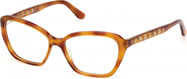 Guess GU50115 Eyeglasses, 053 - Blonde Havana / Blonde Havana