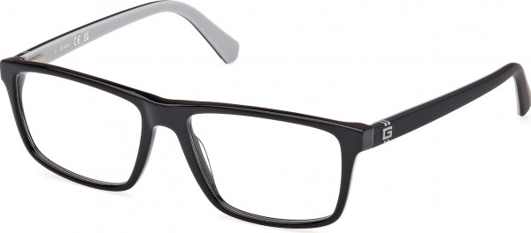 Guess GU50130 Eyeglasses, 001 - Shiny Black / Shiny Black