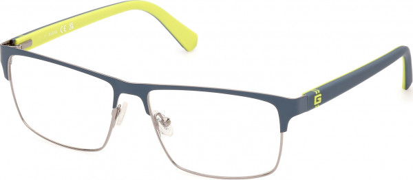 Guess GU50131 Eyeglasses, 091 - Matte Blue / Matte Blue
