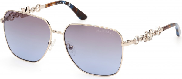 GUESS by Marciano GM00004 Sunglasses, 32W - Gold / Gradient Blue