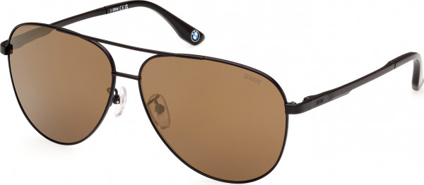 BMW Eyewear BW0054-H Sunglasses, 02G - Matte Black / Matte Black