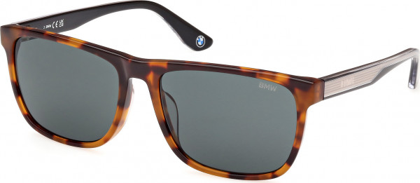 BMW Eyewear BW0056-H Sunglasses, 52N - Havana/Havana / Havana/Havana
