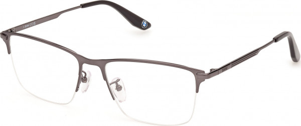 BMW Eyewear BW5078-H Eyeglasses, 008 - Shiny Gunmetal / Shiny Gunmetal