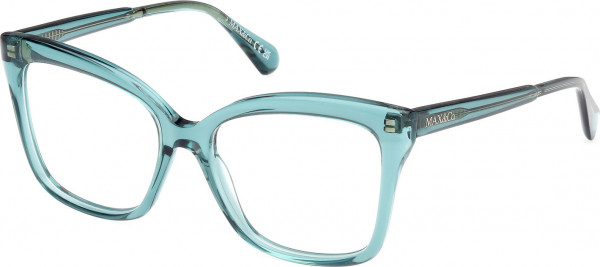 MAX&Co. MO5130 Eyeglasses, 093 - Shiny Light Green / Shiny Light Green