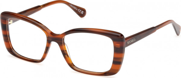 MAX&Co. MO5132 Eyeglasses, 044 - Orange/Horn / Orange/Horn