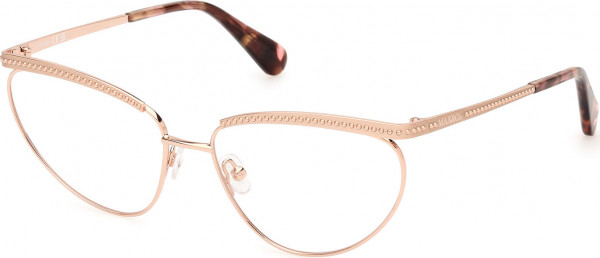 MAX&Co. MO5136 Eyeglasses, 033 - Shiny Pink Gold / Shiny Pink Gold