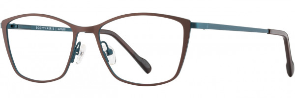 Scott Harris Scott Harris 908 Eyeglasses, 2 - Chocolate / Turquoise