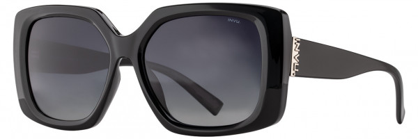 INVU INVU Sunwear 306 Sunglasses, 2 - Black / Chrome
