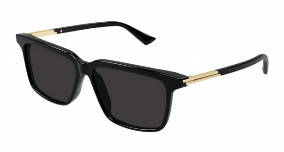 Bottega Veneta BV1261S Sunglasses, 001 - BLACK with GREY lenses