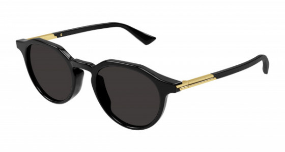 Bottega Veneta BV1260S Sunglasses, 001 - BLACK with GREY lenses
