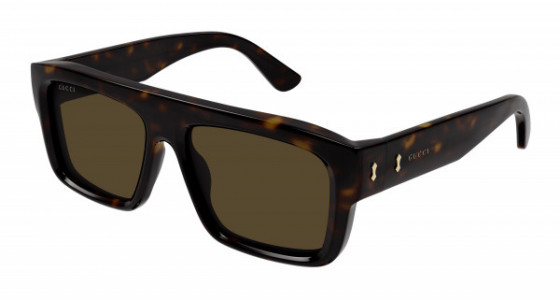 Gucci GG1461S Sunglasses, 002 - HAVANA with BROWN lenses