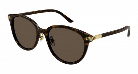Gucci GG1452SK Sunglasses, 002 - HAVANA with BROWN lenses