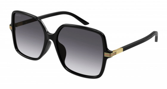 Gucci GG1448SA Sunglasses, 001 - BLACK with GREY lenses