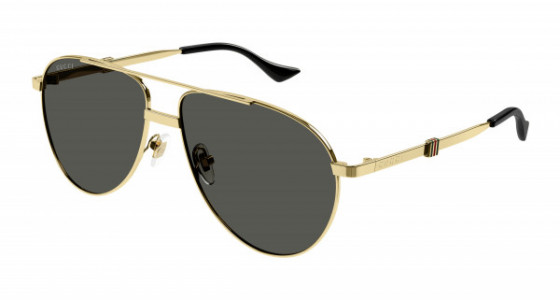 Gucci GG1440S Sunglasses, 001 - GOLD with GREY lenses