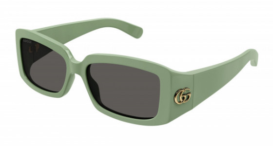 Gucci GG1403S Sunglasses, 004 - GREEN with GREY lenses