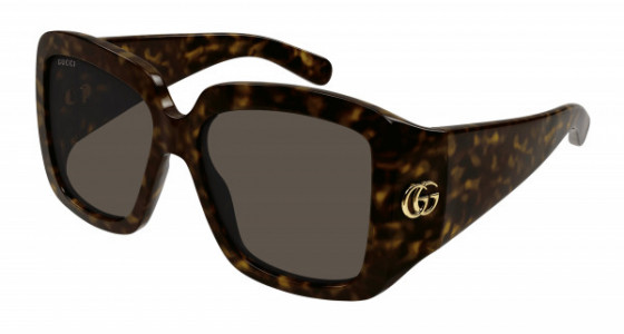 Gucci GG1402SA Sunglasses, 002 - HAVANA with BROWN lenses