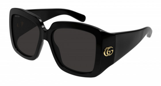 Gucci GG1402S Sunglasses, 001 - BLACK with GREY lenses