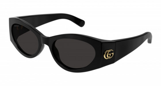 Gucci GG1401S Sunglasses, 001 - BLACK with GREY lenses