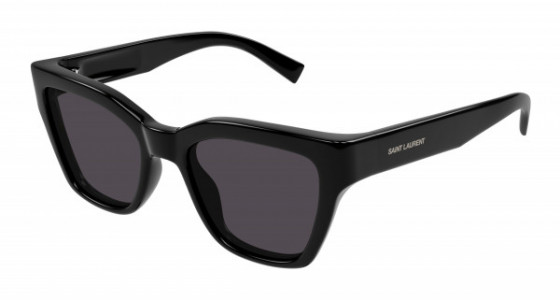 Saint Laurent SL 641 Sunglasses, 001 - BLACK with BLACK lenses