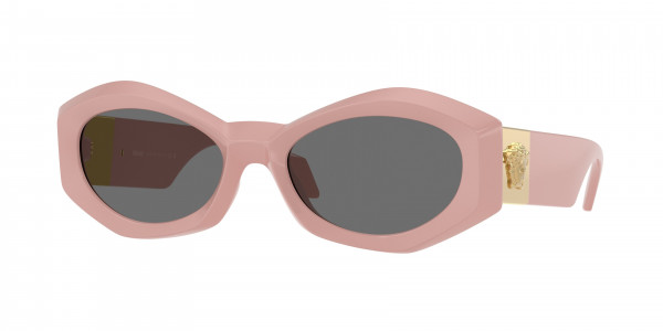 Versace VE4466U Sunglasses, 546387 PINK GREY (PINK)