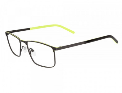 NRG G688 Eyeglasses, C-3 Black/Neon Green