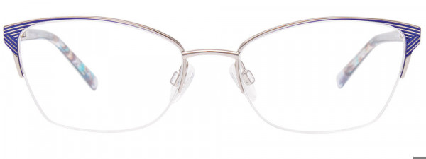 Takumi TK1258 Eyeglasses, 050 - Silver & Blue