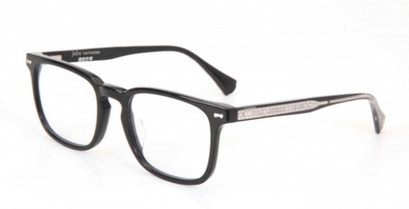 John Varvatos VJV437 Eyeglasses, BLACK (0BLA)