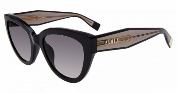Furla SFU779 Sunglasses, BLACK (0700)