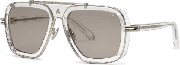 Philipp Plein SPP109V Sunglasses, CRYSTAL (P79F)