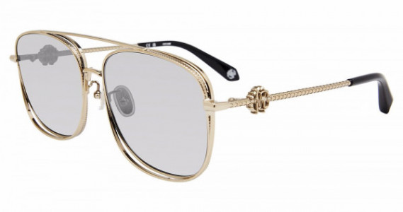 Roberto Cavalli SRC059M Sunglasses, GREY GOLD (8FFX)