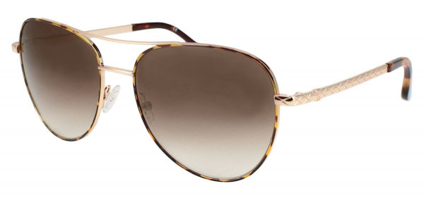 BCBGMAXAZRIA BRILLIANT Sunglasses, Tortoise Gold
