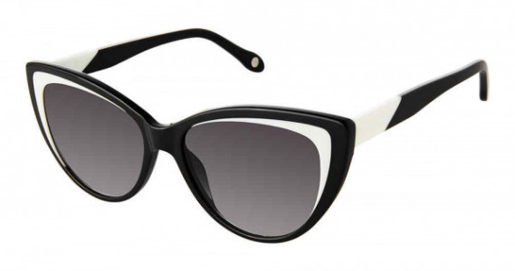 Fysh UK F-2105 Sunglasses, S400-BLACK WHITE
