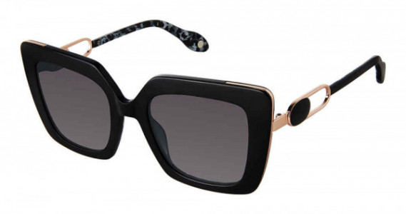 Fysh UK F-2100 Sunglasses, S400-BLACK LEOPARD