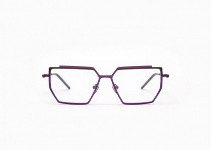 Mad In Italy Doppio Eyeglasses, C04 - Purple Brown